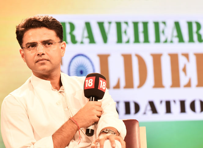 Shri Sachin Pilot, Deputy Chief Minister of Rajasthan during Sahaadat ko Salaam